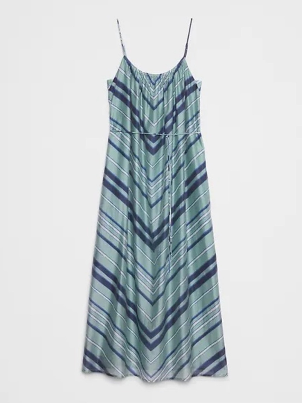 NWT BANANA REPUBLIC Tie-Waist Organza Maxi Dress